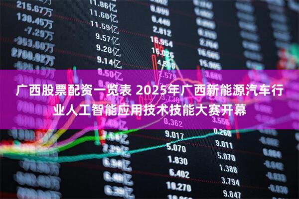 广西股票配资一览表 2025年广西新能源汽车行业人工智能应用技术技能大赛开幕