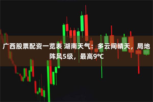 广西股票配资一览表 湖南天气：多云间晴天，局地阵风5级，最高9℃
